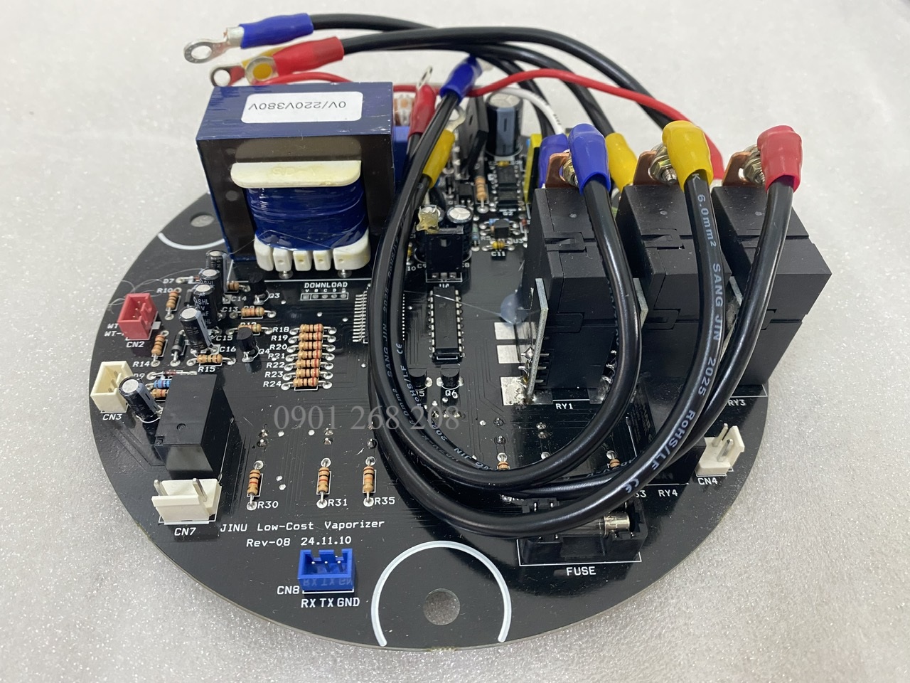 bo mạch máy hóa hơi jinu 100kg/h